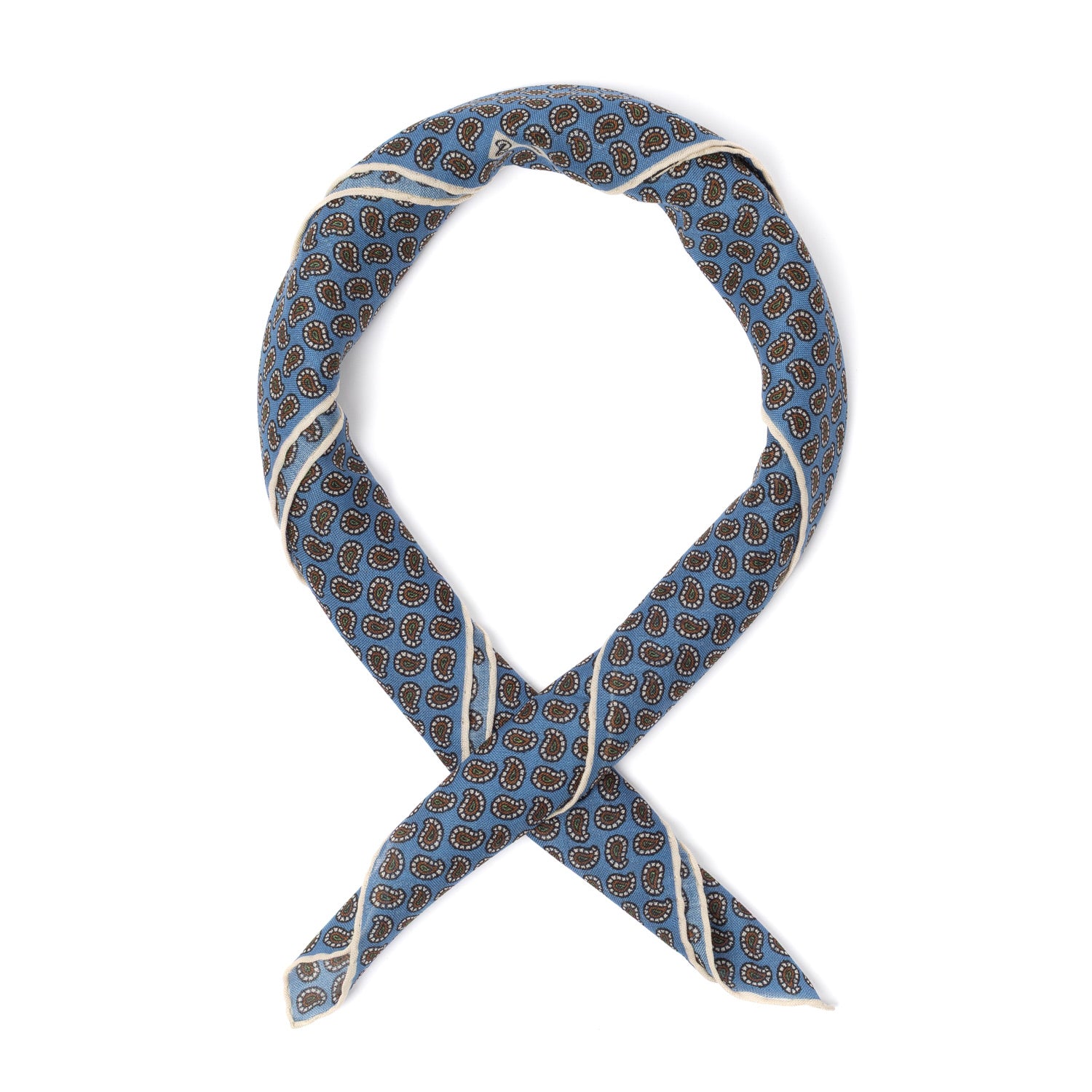 Exclusively for Michael Jondral: Scarf "Vintage Print - Milano 1971" made of pure silk - hand-rolled